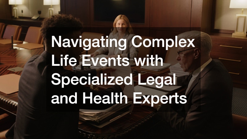 Navigating Complex Life Events with Specialized Legal and Health Experts
